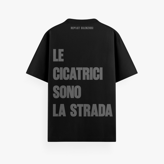 T-Shirt Reflective "LE CICATRICI SONO LA STRADA"