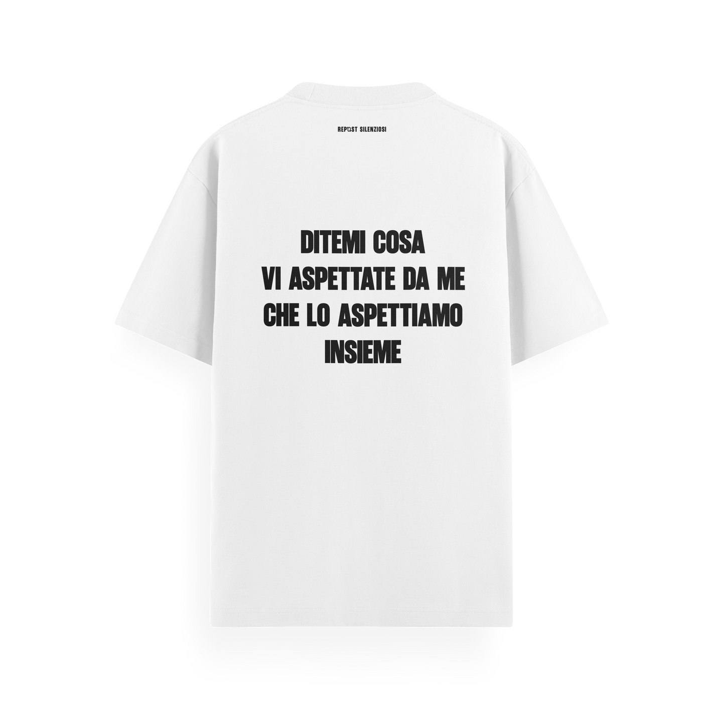 t-shirt "zero aspettative"