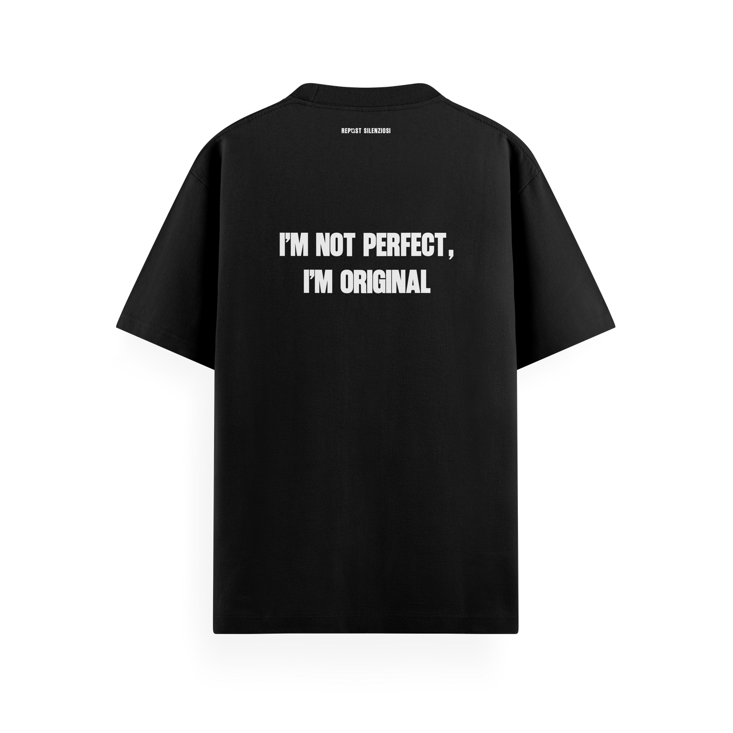t-shirt "i’m not perfect, i’m original”